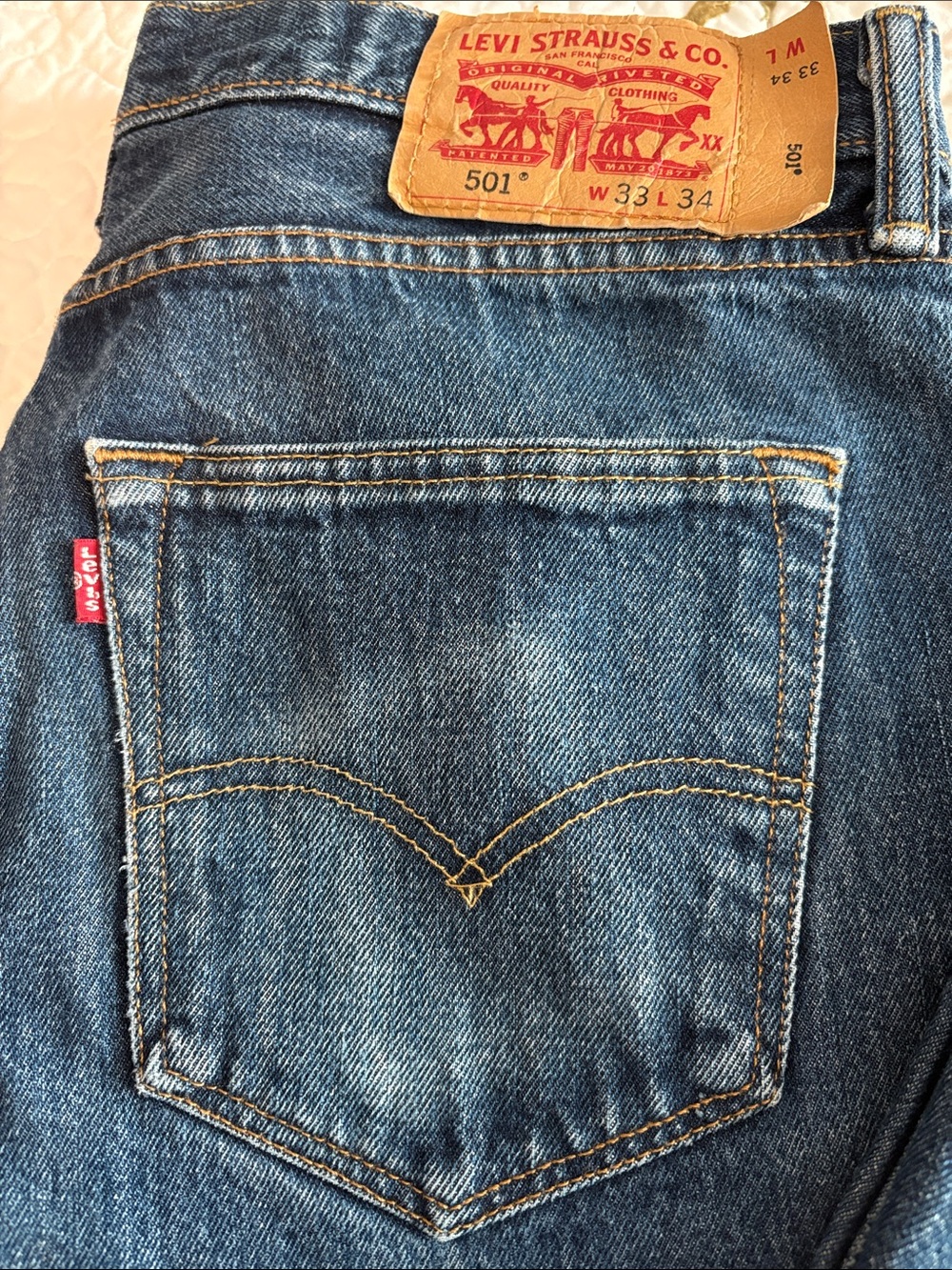 Levi’s 501 Original Fit Jeans W 33 x L 34